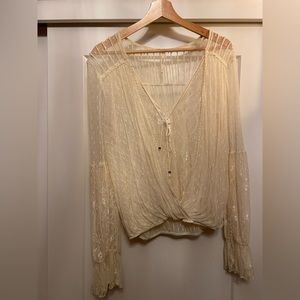 Free people lace blouse